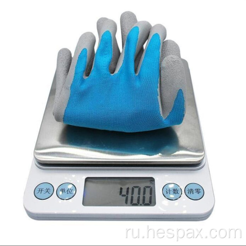 Hespax Foam Latex Labor Gloves.